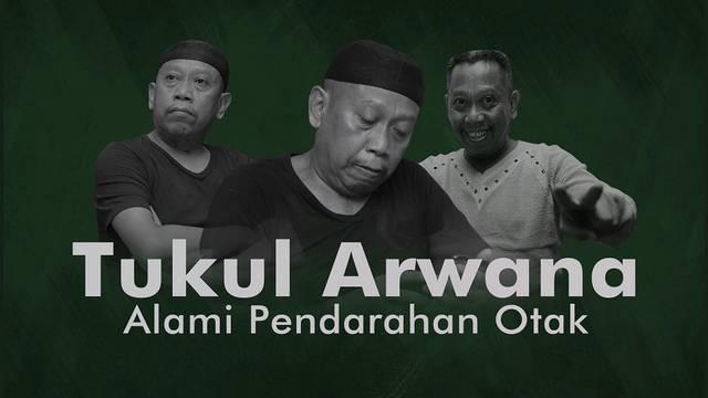 Pelawak senior Tukul Arwana dilarikan ke Rumah Sakit Pusat Otak Nasional, Cawang, Jakarta Timur pada Rabu (22/9/2021) malam.