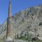 Menara dari batu bata di Afghanistan. (BBC)