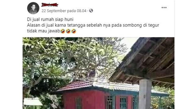 6 Status Facebook Jual Rumah Ini Kocak Bikin Ketawa