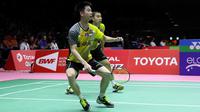 Ganda putra Indonesia, Kevin Sanjaya Sukamuljo/Marcus Fernaldi Gideon. (PBSI)