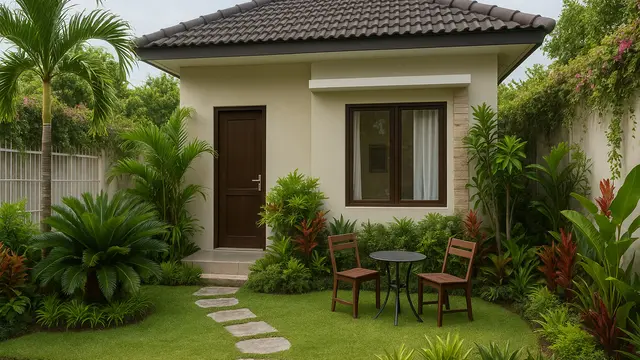 Model Rumah Tipe 36 dengan Kebun Mungil