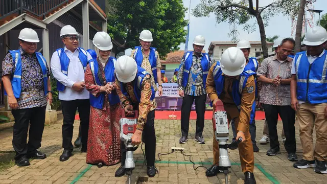 eks kapolri badrodin haiti dirikan BM 400 di depok