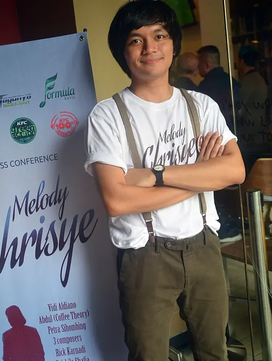 Peluncuran album 'Melody Chrisye' di KFC Kemang, Jakarta Selatan, Rabu, (30/3/2016). Album ini dirilis bersamaan dengan sembilan tahun Chrisye meninggal. (Deki Prayoga/Bintang.com)