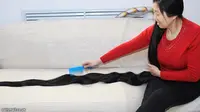 Setelah 16 Tahun, Wanita China Ini Baru Potong Rambut