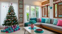 14 Palet Warna Natal Selain Merah–Hijau, Bikin Rumah Super Fresh dan Tampil Beda