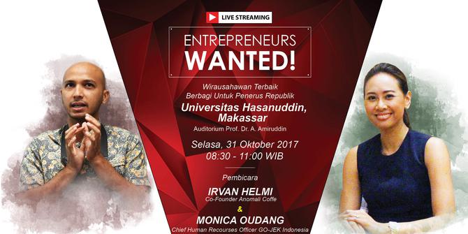 Live Streaming Entrepreneurs Wanted! Bersama Go-Jek dan Anomali Coffe