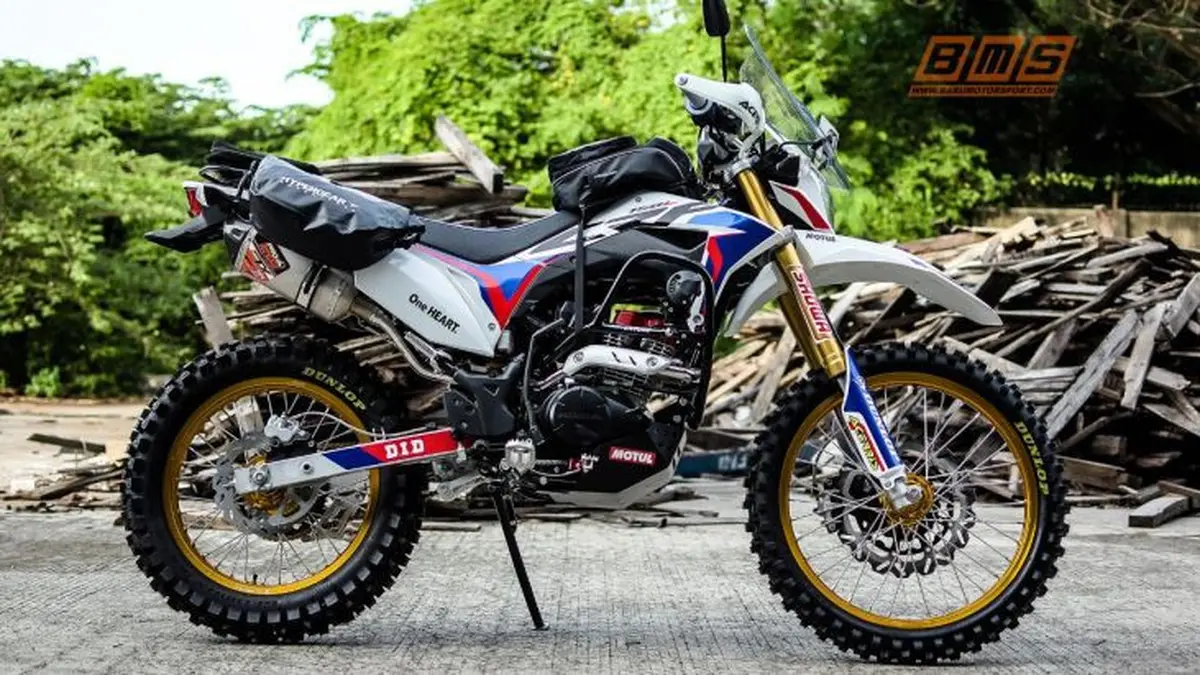 Gagahnya Honda CRF 150L Versi Adventure Otomotif Liputan6