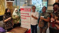 Satgas Waspada Investasi kembali membuka Warung Waspada Pinjol Ilegal di The Gade Coffee and Gold, Jakarta Pusat, Jumat (16/9/2022).