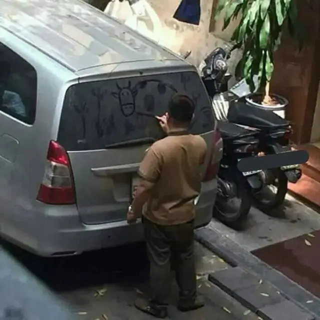 Kelakuan Nyeleneh Bapak-Bapak di Jalan Raya, Dijamin Bikin Cekikikan (ist)
