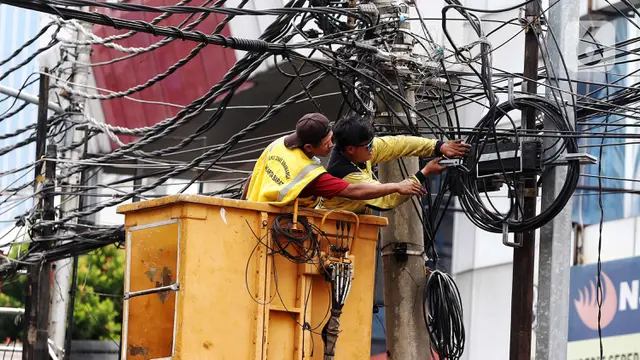 Penertiban Kabel Semrawut