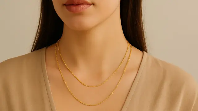 Kalung Emas Model Singapur 3-5 Gram Terbaru/Ilustrasi gambar oleh AI