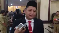 Ketua DPC PDIP Kota Surabaya, Whisnu Sakti Buana. (Liputan6.com/Dian Kurniawan)
