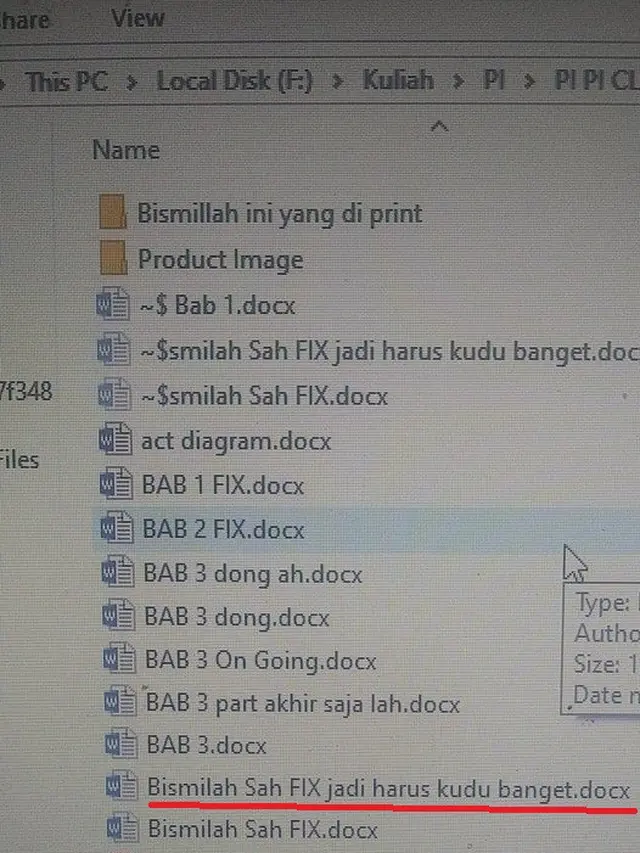 6 Nama File Nyeleneh Ini Bikin Senyum Tipis, Bak Suarakan Isi Hati