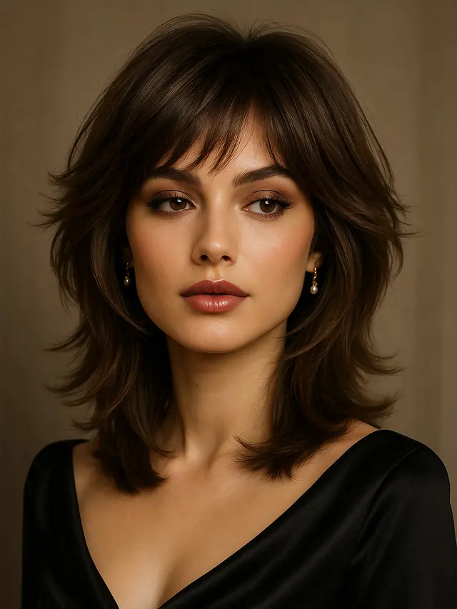 Gaya Rambut Segi Layer