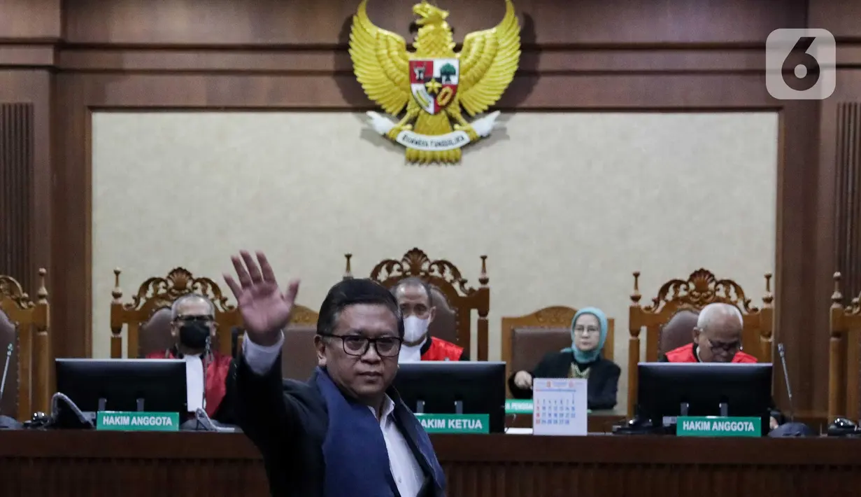 JPU pada Komisi Pemberantasan Korupsi (KPK) juga membeberkan nominal suap yang dilakukan Hasto Kristiyanto, yakni berjumlah 57.350 dolar Singapura atau setara Rp 600 juta. (Liputan6.com/Herman Zakharia)
