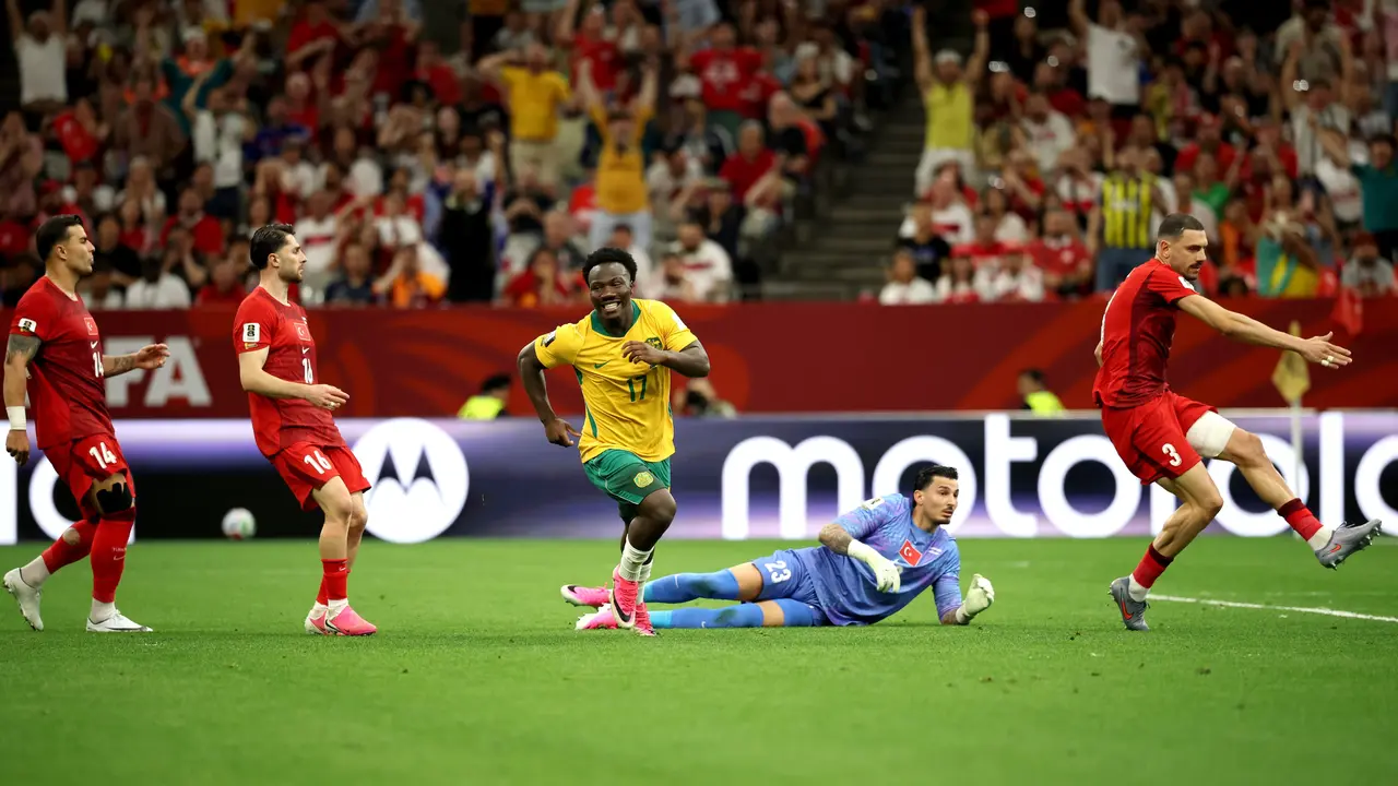 Timnas Australia vs Timnas Turki di Piala Dunia 2026.