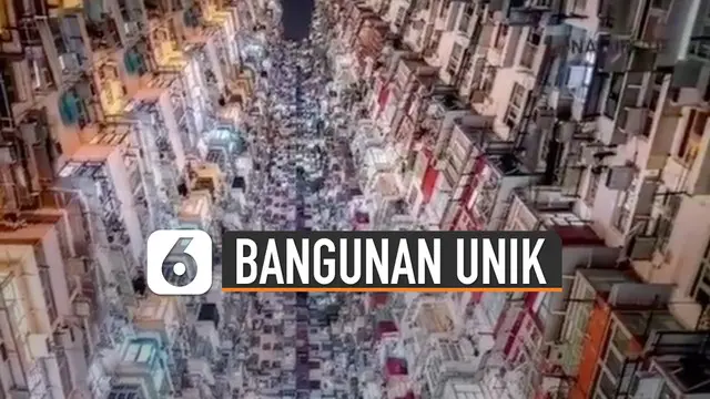 VIDEO: Bangunan Rumah-Rumah Berbentuk Unik di Hongkong, Keren Abis