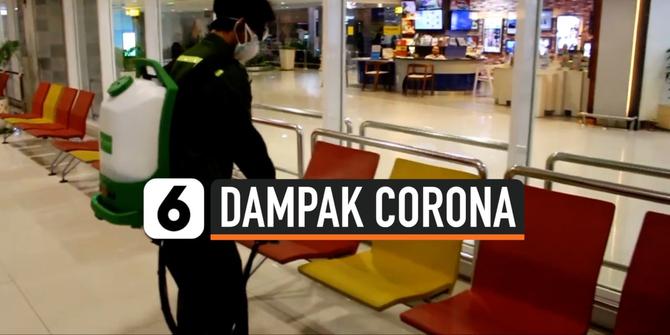 VIDEO: Cegah Corona, Bandara Ngurah Rai Disemprot Cairan Disinfektan