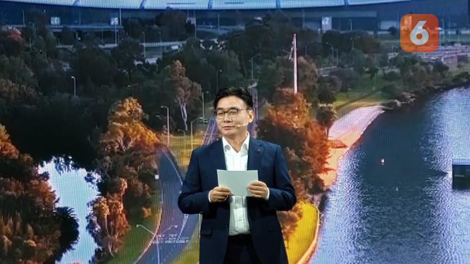 Jaeseung Kim - APAC Regional CEO  of LG Electronics, buka acara tahunan LG InnoFest 2026 APAC di Busan, Korea Selatan, Rabu (8/4/2026). (Liputan6.com/ Yuslianson)