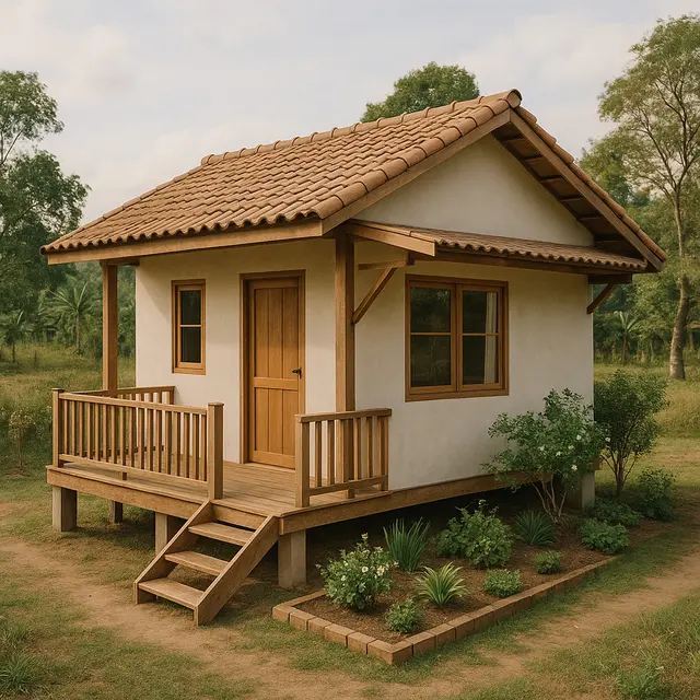 Desain Rumah Sederhana Minimalis 6x9 Meter di Desa