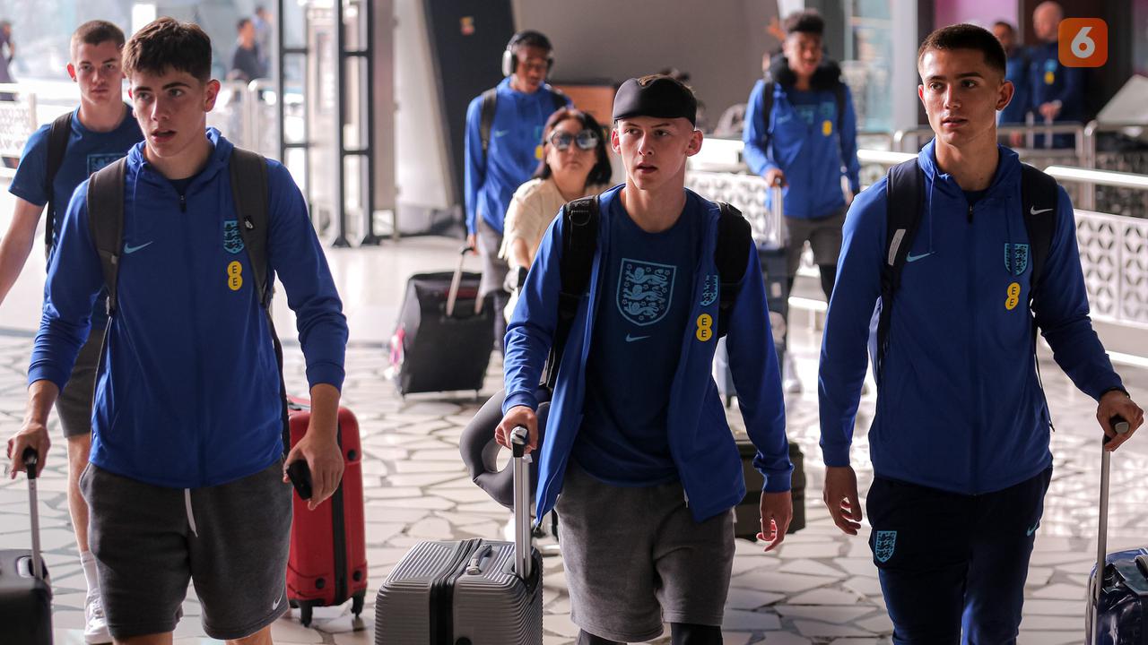 Kedatangan Timnas Inggris U-17