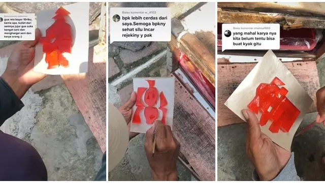 Ukir Jelly Jadi Bentuk Robot dengan Pisau, Aksi Penjual Ini Bikin Kagum