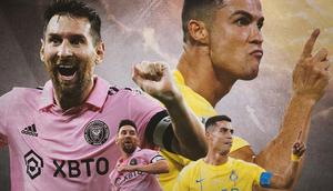 Ilustrasi - Lionel Messi dan Cristiano Ronaldo (Bola.com/Adreanus Titus)