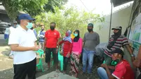 Akhyar Nasution bertemu dengan para pemulung di Kota Medan.