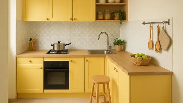 Desain Dapur Rumah Subsidi Type 36 yang Lagi Tren/Ilustrasi oleh AI