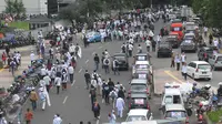 Peserta Aksi Damai 2 Desember Mulai Bubarkan Diri