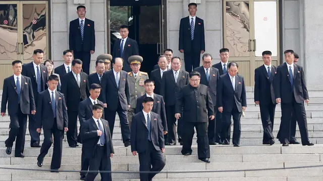 Ketatnya Pengawalan Kim Jong-un di KTT Korea Selatan-Korea Utara