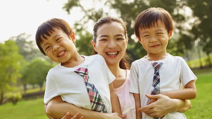 cinta ibu dan anak kembar