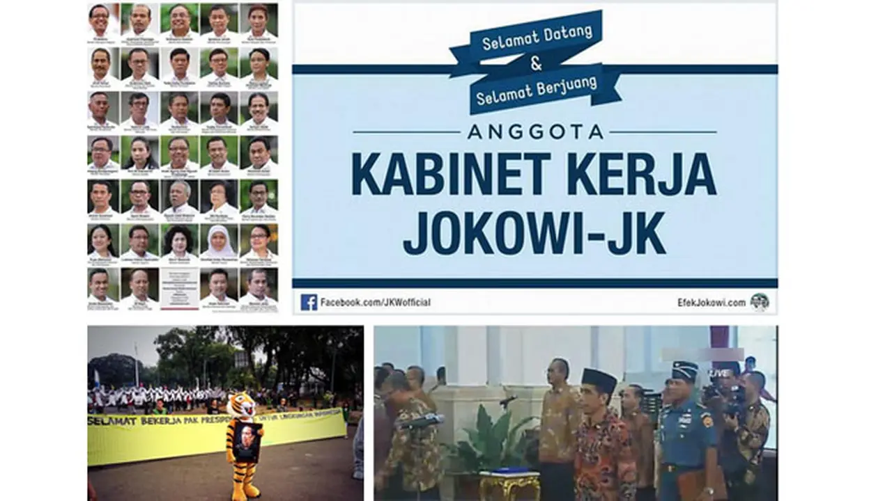 Hashtag #KabinetKerja Jadi Trending Topic di Twitter