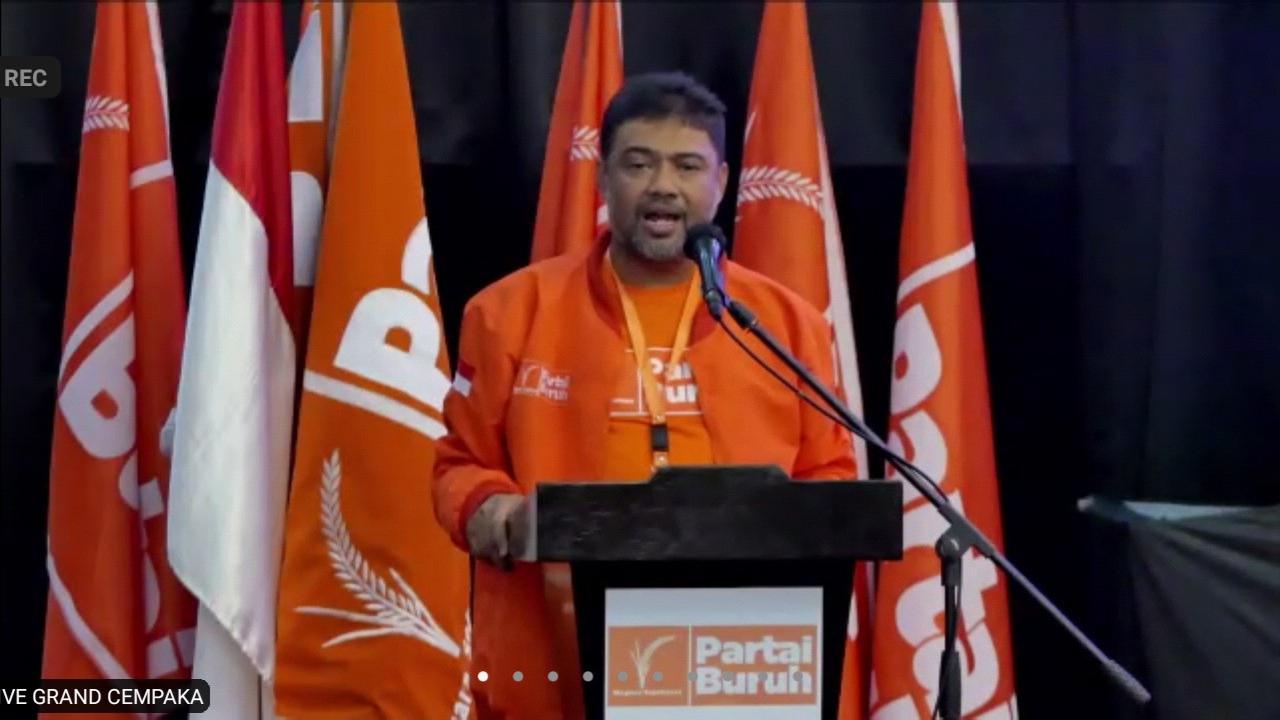 Presiden Partai Buruh terpilih, Said Iqbal resmi dilantik dalam kongres keempat Partai Buruh