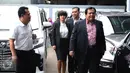 Julia Perez saat tiba di Pengadilan Negeri Jakarta Selatan untuk menghadiri Sidang perdana perceraian Julia Perez  dan Gaston Castano di Pengadilan Negeri Jakarta Selatan, Rabu (30/3/2016). (Liputan6.com/Herman Zakharia)