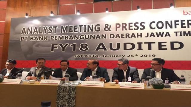 Bank Jatim Raup Laba Bersih Rp 1 26 Triliun Pada 2018 Bisnis Liputan6 Com