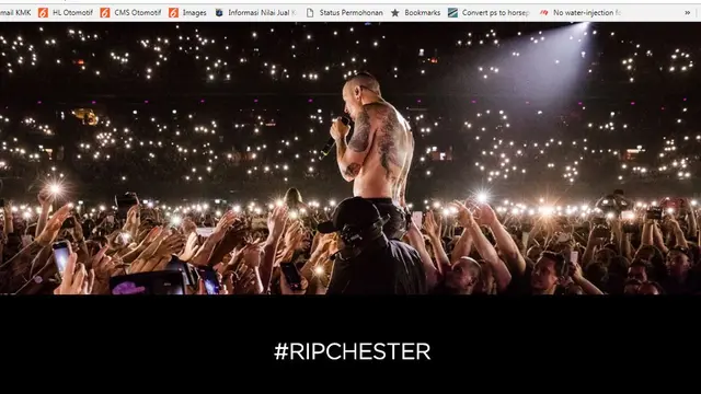 Setelah Chester Bennington meninggal, Linkin Park merilis laman tambahan berisi pencegahan bunuh diri. (chester.linkinpark.com)