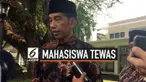 Presiden Joko Widodo atau Jokowi menyesalkan aksi demonstrasi menolak RUU KUHP yang dilakukan sejumlah mahasiswa di Gedung DPRD Sulawesi Tenggara, Kendari memakan dua korban jiwa.