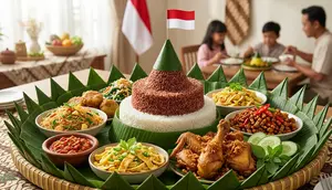 Cara Membuat Tumpeng Merah Putih untuk Acara 17 Agustus, Simbol Semangat Kemerdekaan