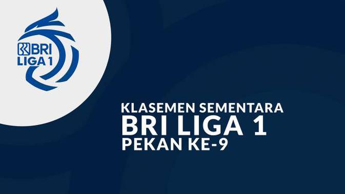 Motion Grafis Klasemen Bri Liga 1 Hingga Pekan Ke 9 Indonesia Bola Com