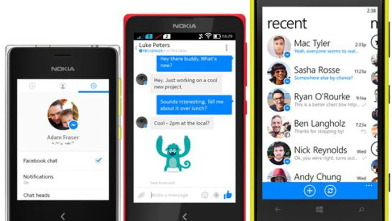 Facebook Messenger Melenggang di Nokia X