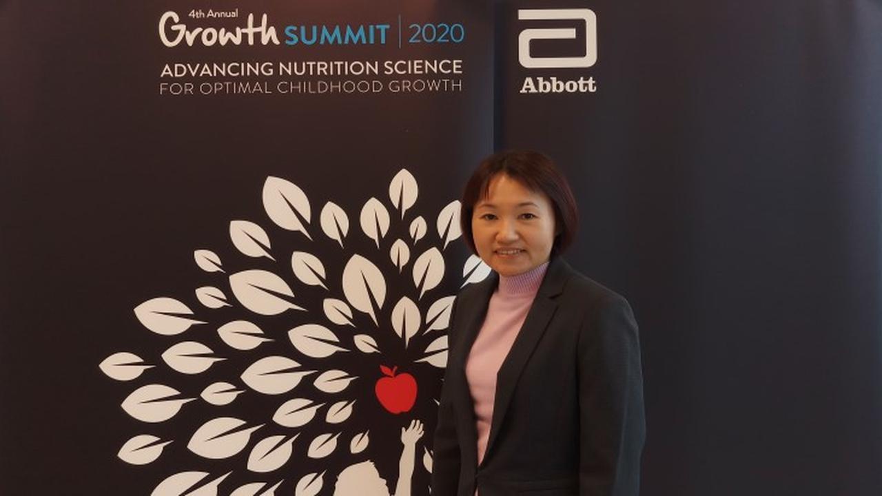 Direktur Penelitian dan Pengembangan di Pusat Nutrisi Abbott’s Asia-Pacific, Yen Ling Low di sela-sela acara The 4th Annual Growth Summit 2020 di Karolinska Institute, Stockholm, Swedia