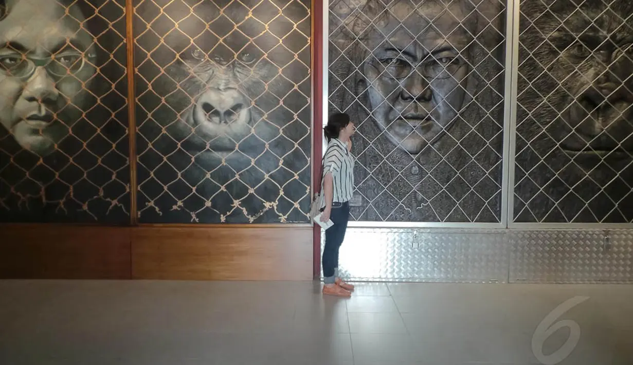 Pameran tunggal berjudul "Pupuk DP, Me, Myself and Eye" ini digelar dari 13-25 Agustus 2014. (Liputan6.com/Faizal Fanani)