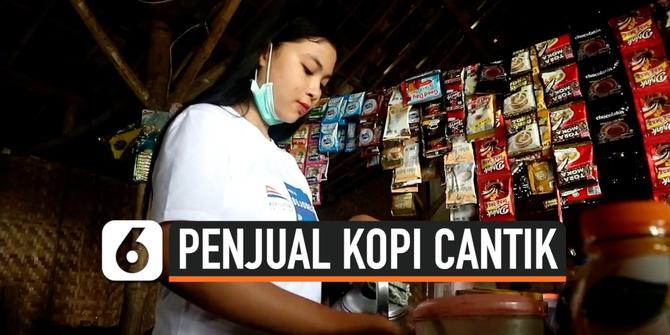 VIDEO: Viral Penjual Kopi Cantik d Bojonegoro