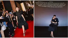 Sang diva Indonesia yang karyanya dicintai masyarakat, Rossa berjalan di karpet merah setibanya di CGV Grand Indonesia. Diketahui pelantun tembang Pudar ini memulai kariernya tahun 1988, tak heran jika penggemarnya sampai ke penjuru negeri. Berawal dari paksaan Prilly Latuconsina untuk membuat film dokumenter, kini film 'All Access to Rossa 25 Shining Years' segera tayang. (Liputan6.com/IG/@armanfebryan)