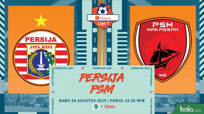 Persija Jakarta Vs PSM Makassar