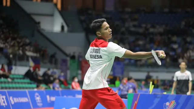 Pebulutangkis Indonesia Chico Aura Dwi Wardoyo.