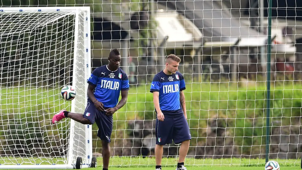 Ciro Immobile dan Mario Balotelli