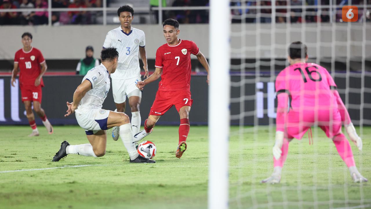Foto: Frustrasinya Marselino Ferdinan saat Timnas Indonesia Ditaklukkan Filipina dan Tersingkir dari Piala AFF 2024