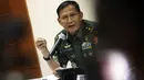 Menurut Fuad Basya, situasi tidak dapat dikendalikan sehingga memaksa petugas Brimob melakukan penembakan untuk penyelamatan diri, Jakarta, (14/10/14). (Liputan6.com/Faizal Fanani)